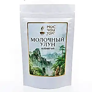 Молочный улун - Чай зеленый дой-пак белый 150*210 100г - МЧТ