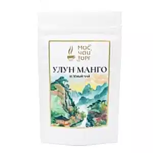 Улун Манго - Чай зеленый дой-пак белый 150*210 100г - МЧТ