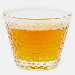 Чашка стеклянная с рифленым рисунком 100 мл