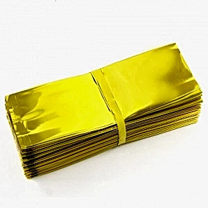 Пакет 100 г "Золото" металлизированный 50*200мм 50 шт