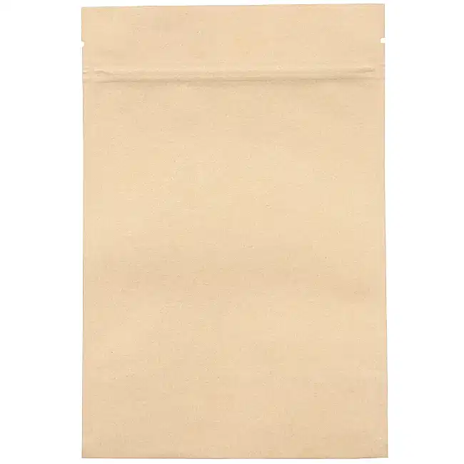 Пакет 100 г "Крафт светлый" ZIP Lock 135*200 мм